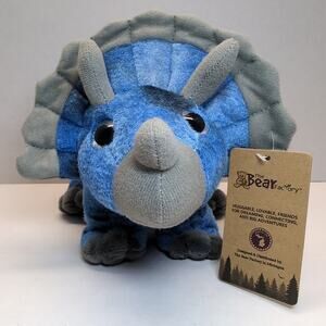 Bear Factory Triceratop Dinosaur Plush Stuffed Animal with‎ Tags